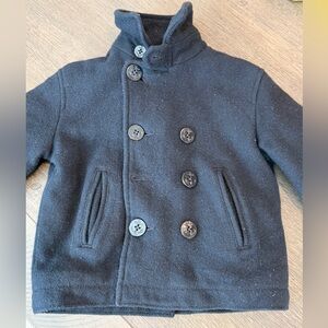 GAP Baby/Toddler Black Pea Coat